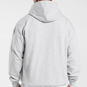 Sweat à capuche épais et surdimensionné 100% coton pour hommes de luxe Hip Hop Streetwear en différentes couleurs avec motif imprimé - Product Image 5