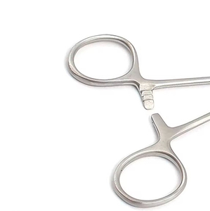 Gross-Maier 10 \ "/25cm Fórceps de vendaje manual de acero inoxidable Trinquete recto Instrumento médico curvo para vendaje de esponja - Product Image 6