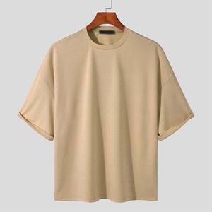 Producto en Oferta, Nueva Llegada, Conjunto de Camiseta y Pantalones Cortos de Verano para Hombre, Conjunto de Dos Piezas en Color Contrastante para Adultos, OEM - Product Image 5