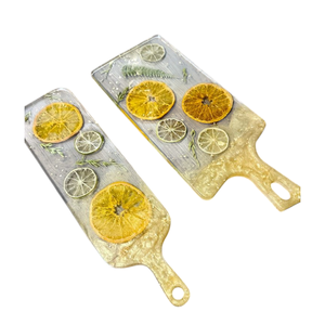 Planche à découper de rivière époxy personnalisée bois naturel avec incrustation de résine usine OEM du Vietnam - Product Image 5