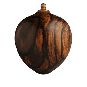 Urnas de cremación modernas Cenizas de cuerpo humano para adultos Urnas de cremación de madera Acabado de nuez Cenizas para adultos - Product Image 1