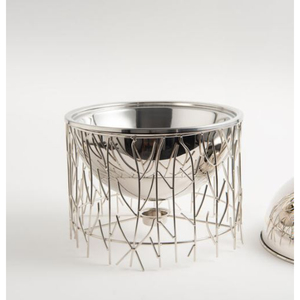 Présentoir de nourriture pour buffet de service de mariage en acier inoxydable chauffe-plats de fabricants et d'exportateurs - Product Image 6