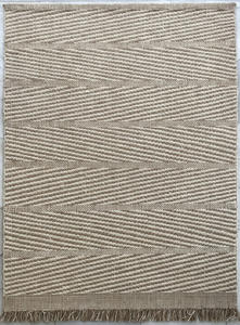 Alfombra moderna de yute jacquard indio hecha a mano con diseño de Chevron para decoración del hogar y múltiples usos - Product Image 2