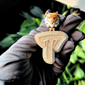 จี้เพชร VVS ปรับแต่งได้ตามต้องการความชัดเจน925ทันสมัยชุบทองเงินสเตอร์ลิงสไตล์ฮิปฮอประยิบระยับสำหรับทุกคน - Product Image 1