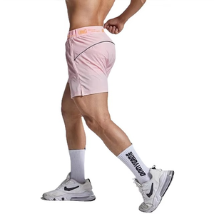 Vente en gros de shorts de basket-ball d'été respirants et décontractés écologiques en polyester/nylon/coton avec impression personnalisée pour hommes - Product Image 6