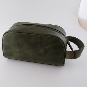 Genuine Leather Bag Unisex <b>Green</b> Color Special Design Leather Bag <b>Clutch</b> Bag - Made in Turkey - Product Image 2