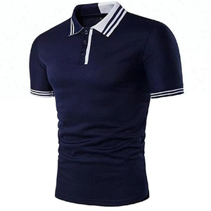 Ropa de hombre Premium, Polo de manga corta informal para hombre, ropa de fitness, polos con logotipo personalizado, camisetas al por mayor - Product Image 3