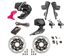 Nuevo Sistema de Frenos de Disco Hidráulicos Electrónicos SRAM Red ETap AXS E1 de 12 Velocidades, de Aluminio, Ecológico - Product Image 1