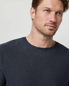 Venta al por mayor 100% algodón orgánico hombres camiseta logotipo personalizado bajo MOQ gimnasio ajustado estilo casual con diseño ligero - Product Image 6