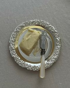 Beurrier en acier inoxydable finition argent, qualité alimentaire, décoratif, pour la maison, le service, le restaurant, 100 pièces, passe au lave-vaisselle - Product Image 4