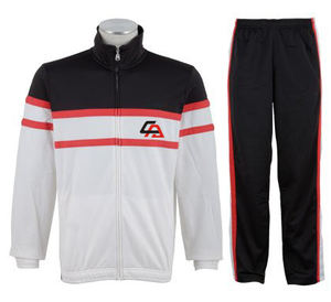 Chándal deportivo para hombre de alta calidad con logotipo personalizado, chándal de poliéster cortavientos, ropa de calle con cremallera - Product Image 1