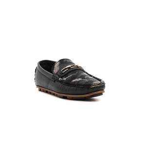 Mocassins formels noirs pour garçons KD0381 Armoires pour enfants Produit - Product Image 2