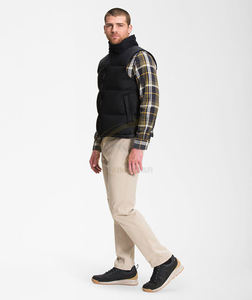 OEM Blouson d'aviateur vintage matelassé unisexe de haute qualité personnalisé Manteau rembourré à capuche en polyester souple et en laine et nylon Hiver High Street - Product Image 2