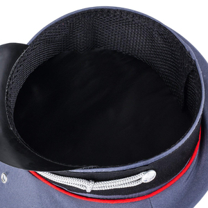 Gorra Clásica Deportiva Peak Cap al por Mayor, Gorra de Banda de Marcha con Bordado y Ribete, Apta para Escenas Casuales, Gorras a Bajo Precio - Product Image 4