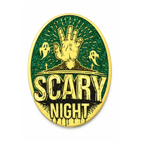 Pins de Esmalte Personalizados, Baratos, Promocionales, de Metal, con Diseños de Terror y Divertidos, Ideales para Regalo