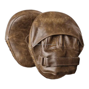Premium Quality Boxing <b>Focus</b> <b>Pads</b> Leather Mitts Punch <b>Pads</b> Custom Logo Manufacturer Pakistan - Product Image 4