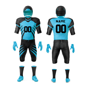 Uniforme de football américain à la mode Design personnalisé tissu respirant à séchage rapide OEM ODM usine Pakistan fournisseur - Product Image 3