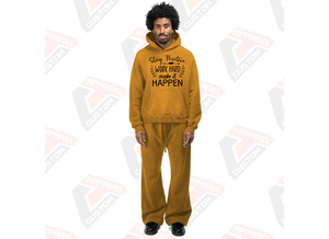 Ensemble de survêtement d'hiver 2 pièces ultra confortable et élégant pour hommes, respirant, motif solide 100% polyester - Product Image 6