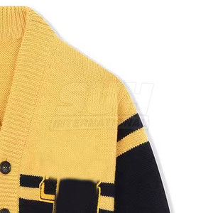 Cheap Price <b>Lightweight</b> Winter Casual Front Logo Women <b>Cardigan</b> Sweaters Private Label Plus Size 100% Cotton - Product Image 4