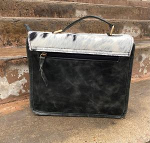 New Bohemian Lady Crossbody Bag Summer Western Brown Genuine Cowhide <b>Leather</b> Wristlet <b>Purse</b> for Women <b>Small</b> Hair Tooling Design - Product Image 3