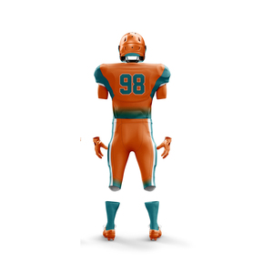 Maillot de football américain unisexe, haut d'uniforme imprimé de haute qualité personnalisé, modèle brodé pour les jeunes - Product Image 6