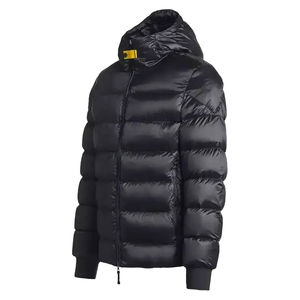Venta al por mayor personalizado cortavientos soporte cuello impermeable lluvia transpirable burbuja acolchado nieve hombres chaquetas transpirable OEM - Product Image 2
