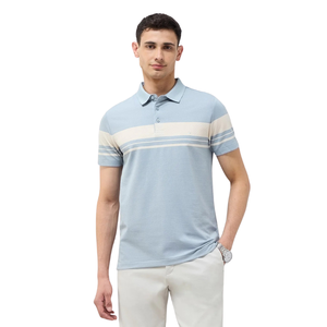 เสื้อกอล์ฟผู้ชายสไตล์ลำลอง ผ้าฝ้าย ยืดได้สี่ทิศทาง ระบายอากาศได้ดี สีพื้น แห้งเร็ว และควบคุมความชื้น - Product Image 3