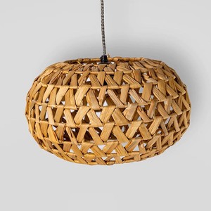 Luces de araña de jacinto de agua tejidas a mano para la decoración del hogar candelabros ecológicos precio más barato - Product Image 5