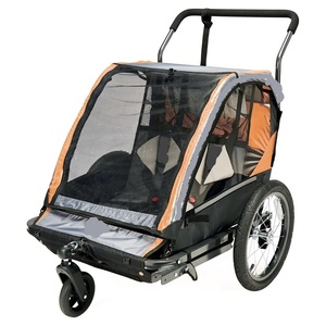 LO MÁS VENDIDO, LO NUEVO Y LO ÚLTIMO: Remolque y Cochecito para Bicicleta Deportivo Deluxe para 2 Niños - Product Image 2