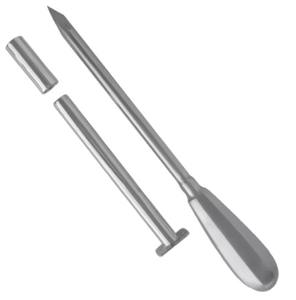 เครื่องมือสัตวแพทย์คุณภาพสูง ไพร์ซ โทรคาร์  ทำจากสแตนเลส สำหรับใช้กับปศุสัตว์และสัตว์อื่นๆ - Product Image 3