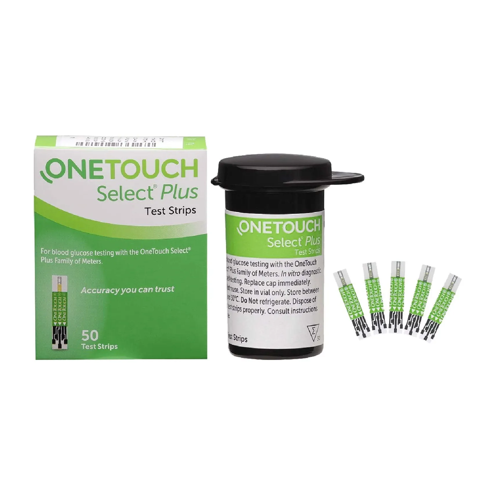 Striscia reattiva One Touch ad alte prestazioni misuratore di glucosio nel sangue Performa striscia reattiva a rilevamento rapido