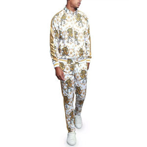 Costume Homme Personnalisé de Haute Qualité 100% Coton, Survêtement de Sport Sublimé pour Hommes, Ensemble de Survêtement Deux Pièces avec Service OEM - Product Image 6