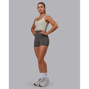 Débardeur plissé Liberty – Camisole vintage respirante avec col à nœud, logo personnalisé sur le devant, longueur courte, en tissu tricoté décontracté, taille XS - Product Image 5