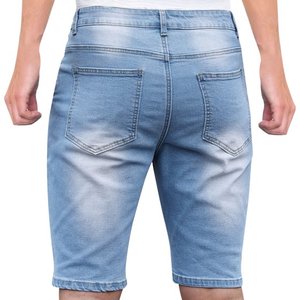 2021 nuevo verano 100% algodón sólido pantalones cortos hombres alta calidad Casual negocios Social cintura elástica hombres pantalones cortos 10 colores pantalones cortos de playa - Product Image 4