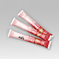 Mélange de boisson électrolytique saveur fraise, poudre instantanée 0,17 oz (5 g), pour tous, soutien énergétique, zéro calorie, vitamines et minéraux