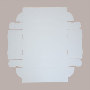 10 cajas de transporte de alimentos de cartón blanco Imbalpast 527x310H85mm papel y cartones - Product Image 4