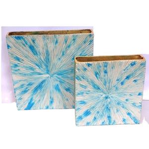 Venta caliente patrón estriado esmalte de aluminio fundido moderno personalizado jarrón de mesa hogar Oficina Decoración Para sala de estar - Product Image 1