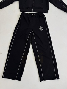 Survêtement coupe-vent d'hiver en nylon de haute qualité pour hommes, ensemble de sport imprimé avec pantalon à capuche en nylon personnalisé, grande taille avec logo - Product Image 2