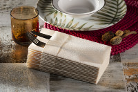 Serviettes en papier jetables écologiques Ivoire 16x16 pouces, toucher lin, douces, absorbantes, biodégradables, recyclables, certifiées FSC, pour dîner aux États-Unis