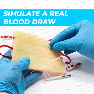 Modelo de almohadilla de entrenamiento de inyección, almohadilla de práctica de inyección de piel simulada humana de silicona para práctica de estudiantes de medicina de Vaslcare - Product Image 3