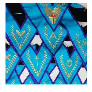 Collier de maçon personnalisé, Service OEM ODM, maître de l'artisanat maçon, officier de rang national, ASSR, Rite écossais, free maçon - Product Image 4