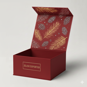 Caja de Regalo Magnética Plegable Rígida Negra Mate de Lujo con Logotipo Personalizado Impreso en Materiales Reciclados, con Forro de Esponja y Tapa Magnética - Product Image 5