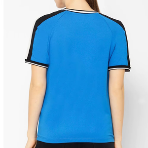 Active Wear surdimensionné dernière conception femmes t-shirts confortable Pakistan fait grande taille femmes vêtements de Yoga Fitness T-Shirt - Product Image 3