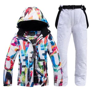 Conjunto de 2 Piezas de Chaqueta y Pantalones de Esquí Freestyle para Niños, Impermeable y Cálido, para Niños y Niñas, Trajes de Esquí y Snowboard - Product Image 1