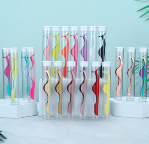 Pince à épiler professionnelle en acier inoxydable, personnalisable avec logo, couleur et étiquette privée, pour sourcils, vente en gros, meilleure vente - Product Image 6