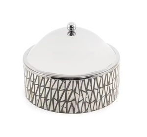 Plat de service rond durable en fer et acier inoxydable de qualité supérieure pour la restauration et la vente en gros - Product Image 3