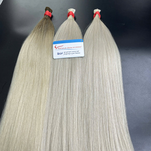 Prix d'usine en gros Os droit en vrac couleurs claires cheveux 100% Extensions de cheveux vietnamiens de haute qualité - Product Image 6