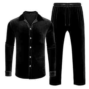 Nuevo chándal de terciopelo con estilo para hombre, Unisex, de alta calidad, con cremallera completa, personalizado, mejor diseño, alta visibilidad, chándal de terciopelo duradero para hombre - Product Image 5