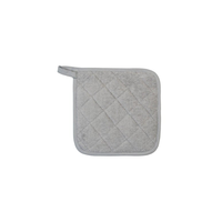 Support de Pot Réutilisable 100% Coton Brodé Matelassé Résistant à la Chaleur pour la Cuisine Pack de Valeur Durable OEM ODM Fabriqué en Inde