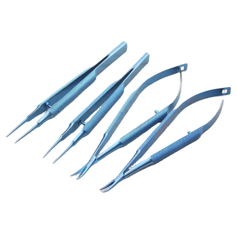 Titan microsurgery microsurgical dụng cụ kéo dụng cụ Kit cho Kim Chủ forceps